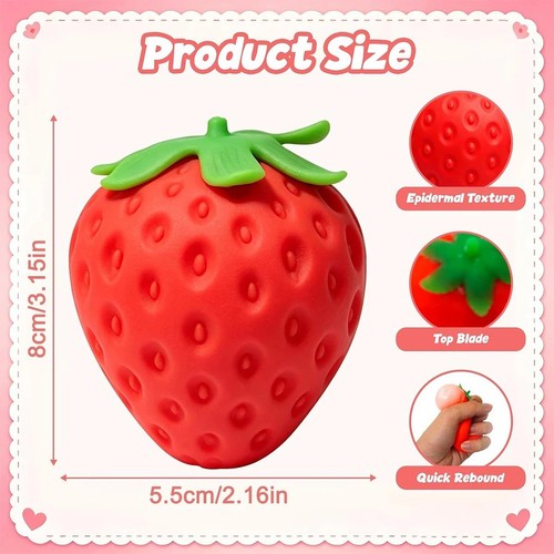 Strawberry squishy toy slow - squishy,